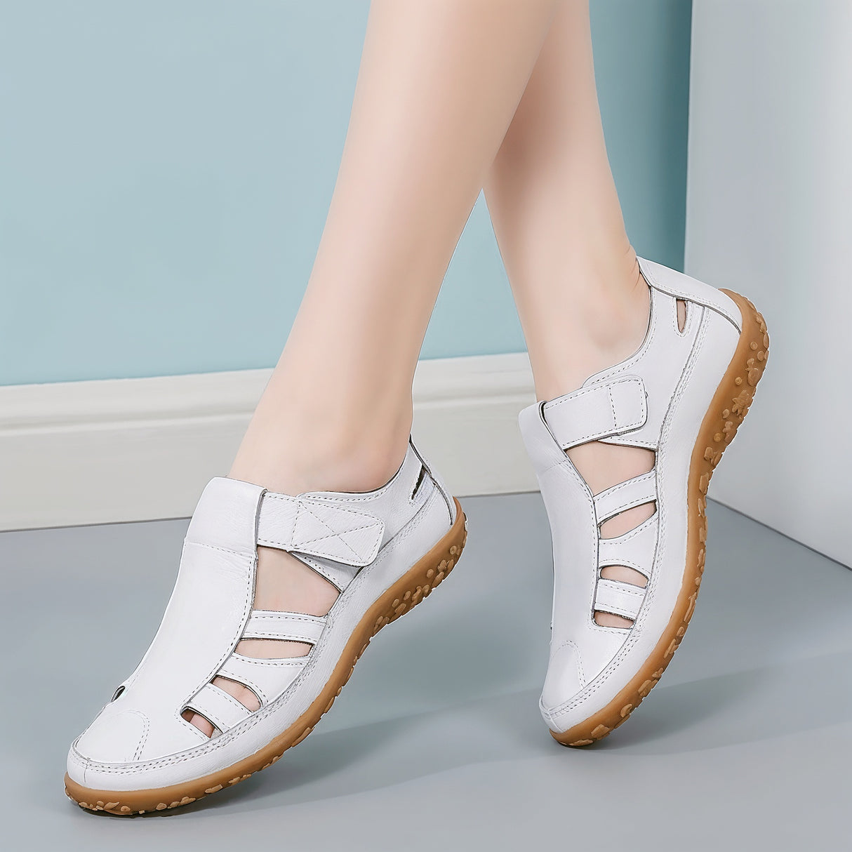 Stello – Skórzane Ortopedyczne Półbuty Damskie