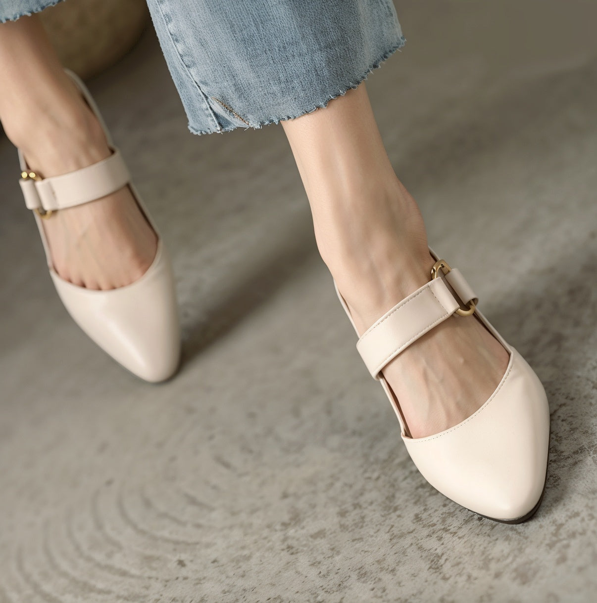 Isabella – Eleganckie Ortopedyczne Czółenka na Stabilnym Obcasie dla Maksymalnej Wygody