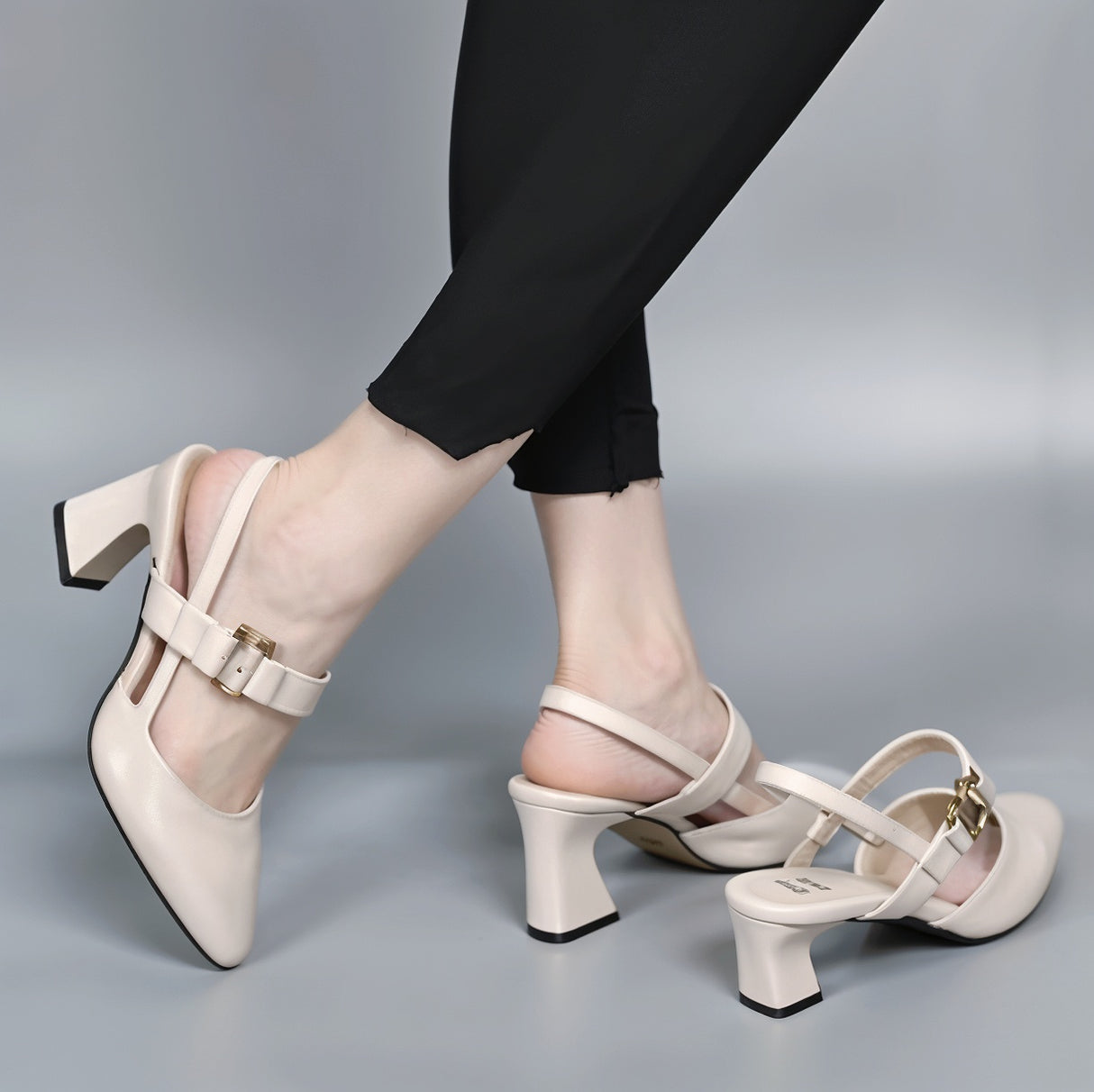 Isabella – Eleganckie Ortopedyczne Czółenka na Stabilnym Obcasie dla Maksymalnej Wygody