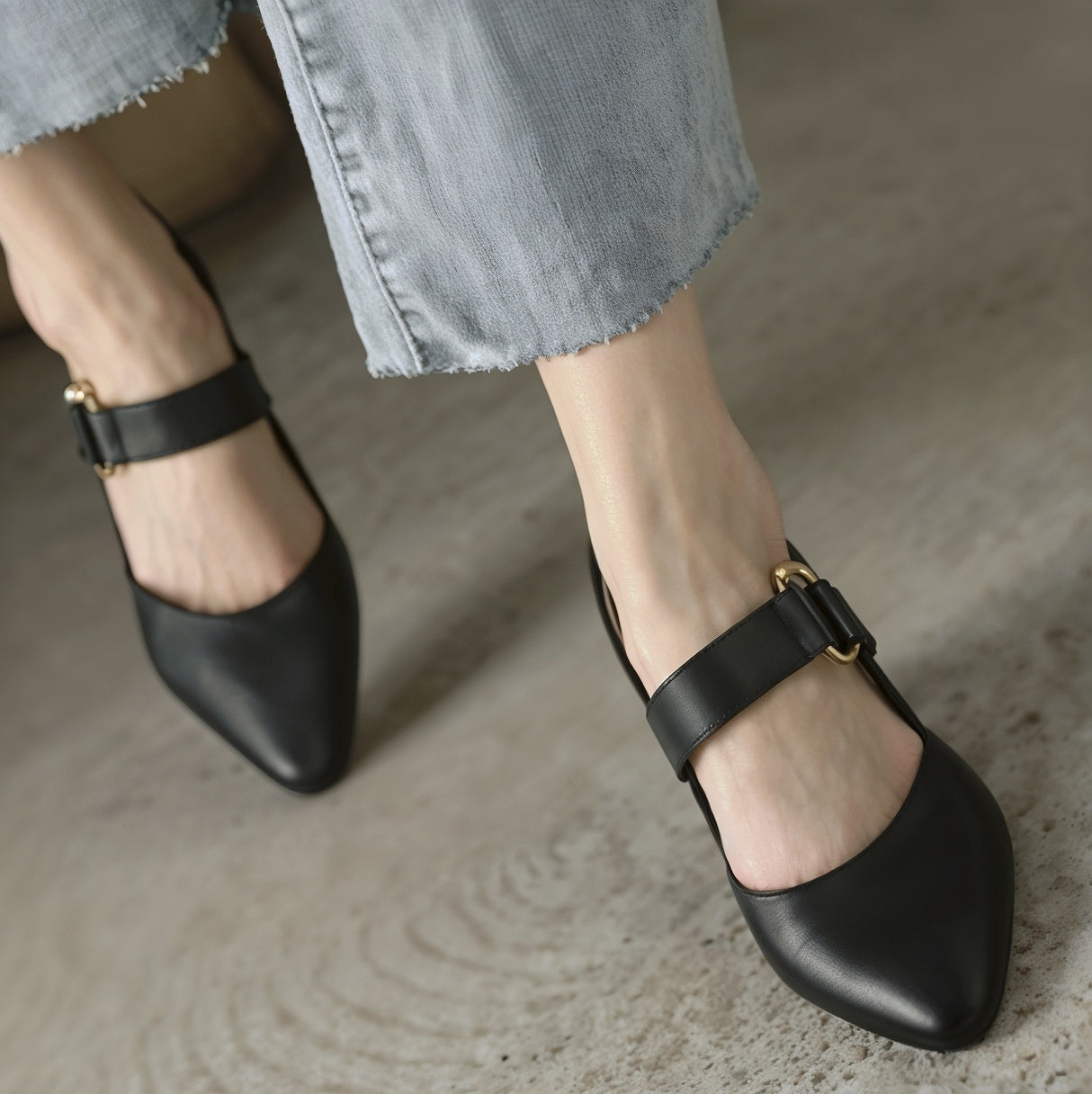 Isabella – Eleganckie Ortopedyczne Czółenka na Stabilnym Obcasie dla Maksymalnej Wygody