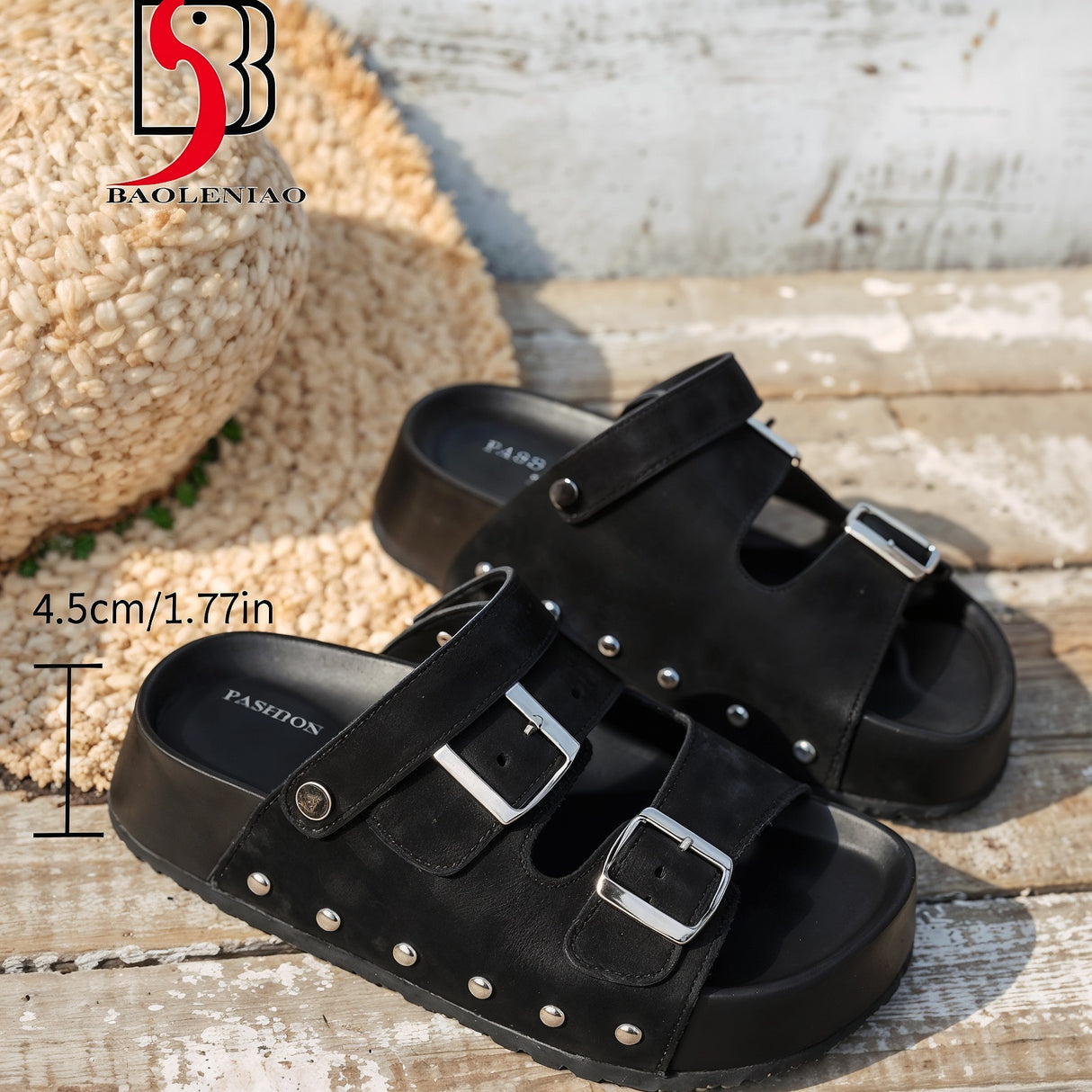 Vicky – Ultra Wygodne Ortopedyczne Sandały na Platformie z Klamrami