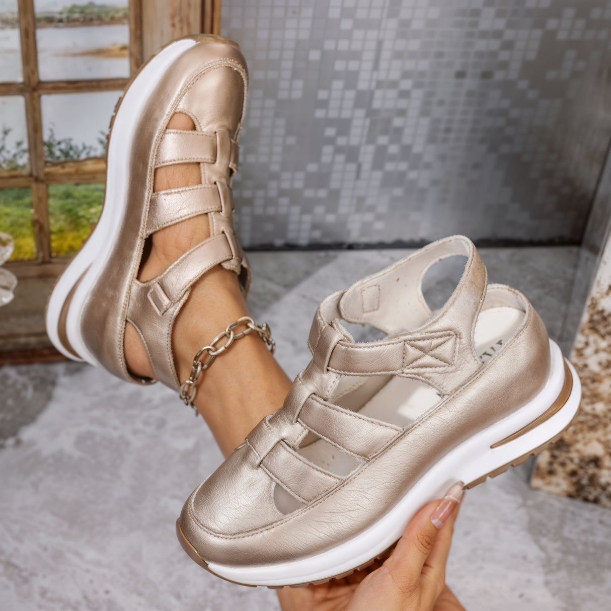 Catherine – Ortopedyczne Sandały Damskie z Maksymalnym Komfortem