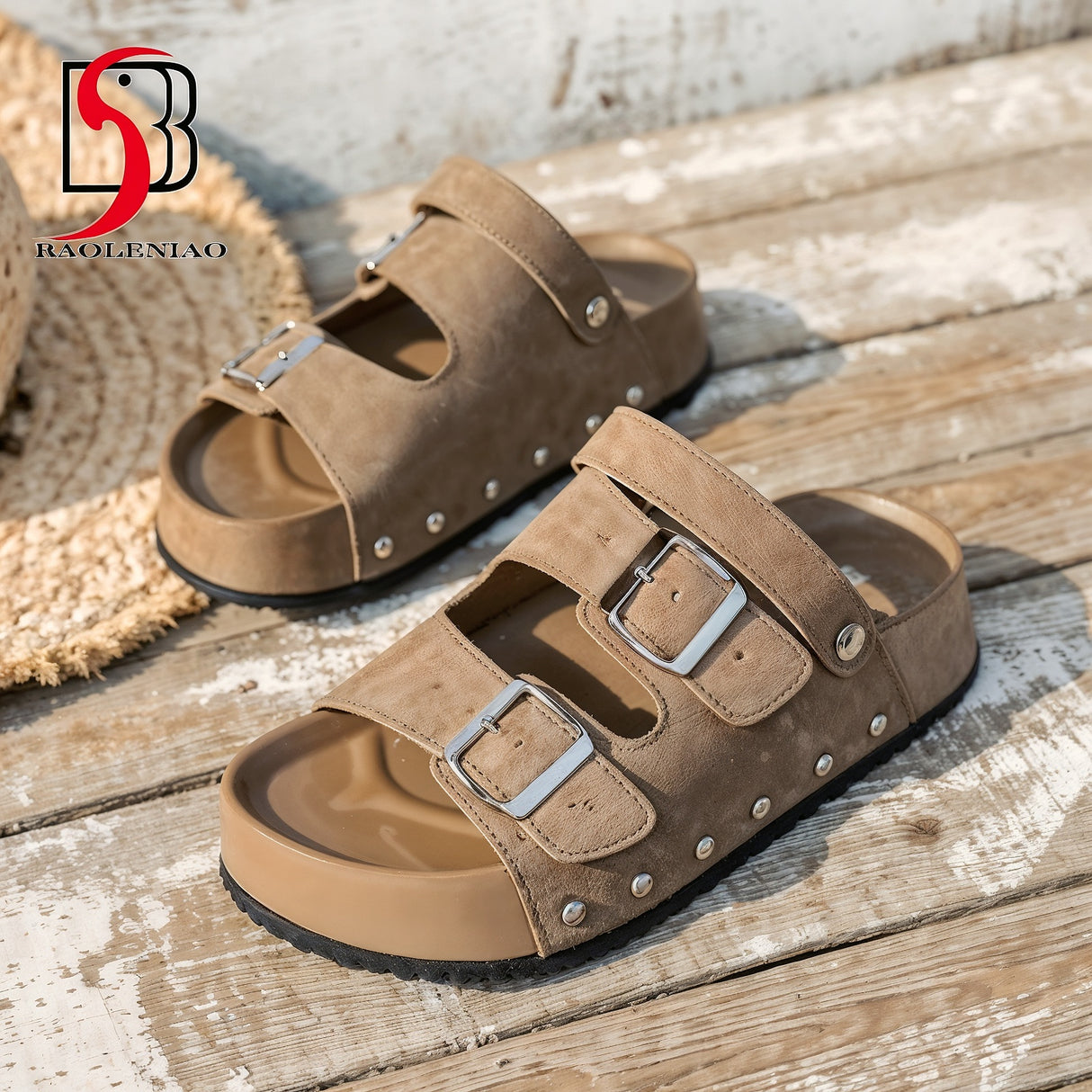 Vicky – Ultra Wygodne Ortopedyczne Sandały na Platformie z Klamrami