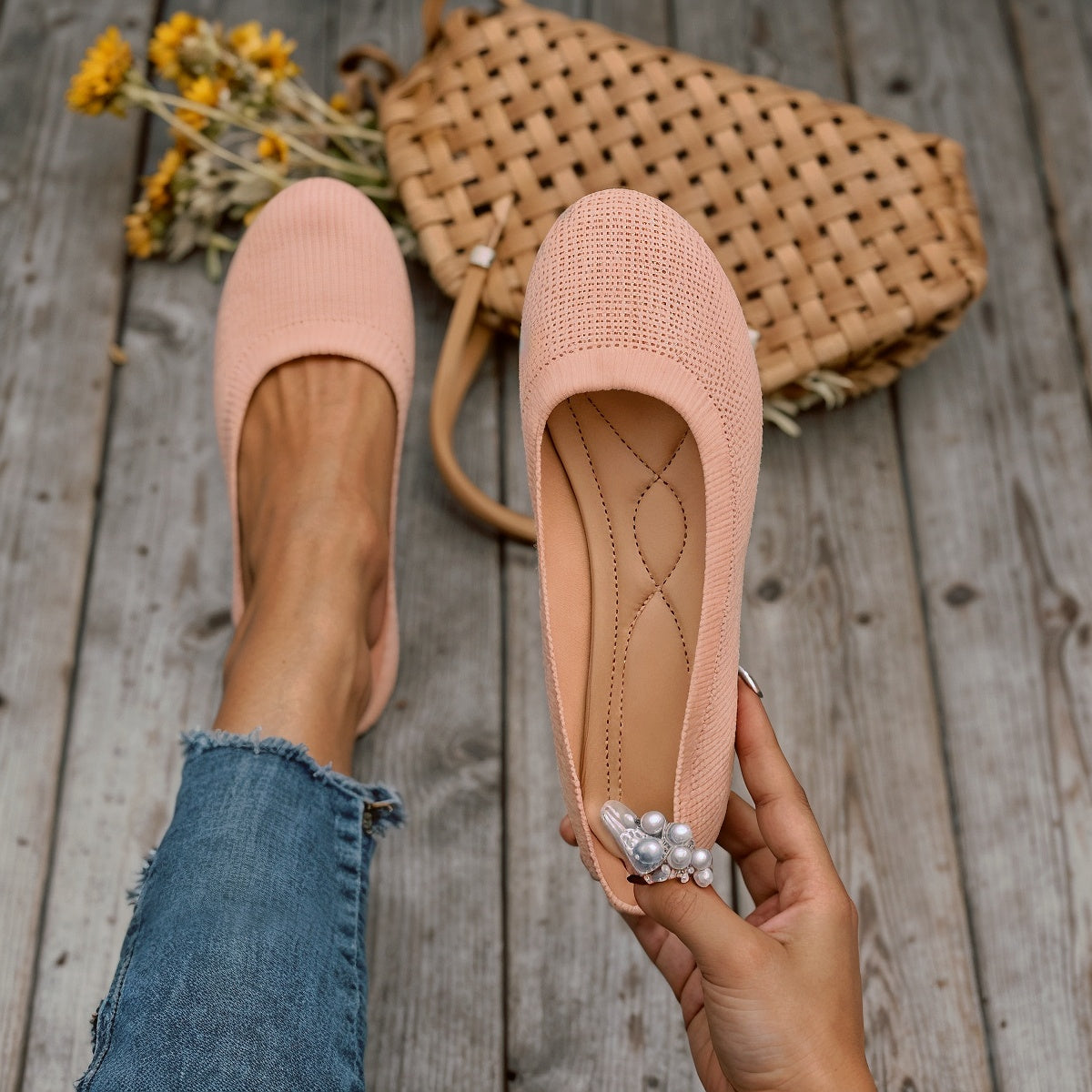 Rose – Niezwykle Wygodne Ortopedyczne Wsuwane Buty z Wsparciem Łuku Stopy