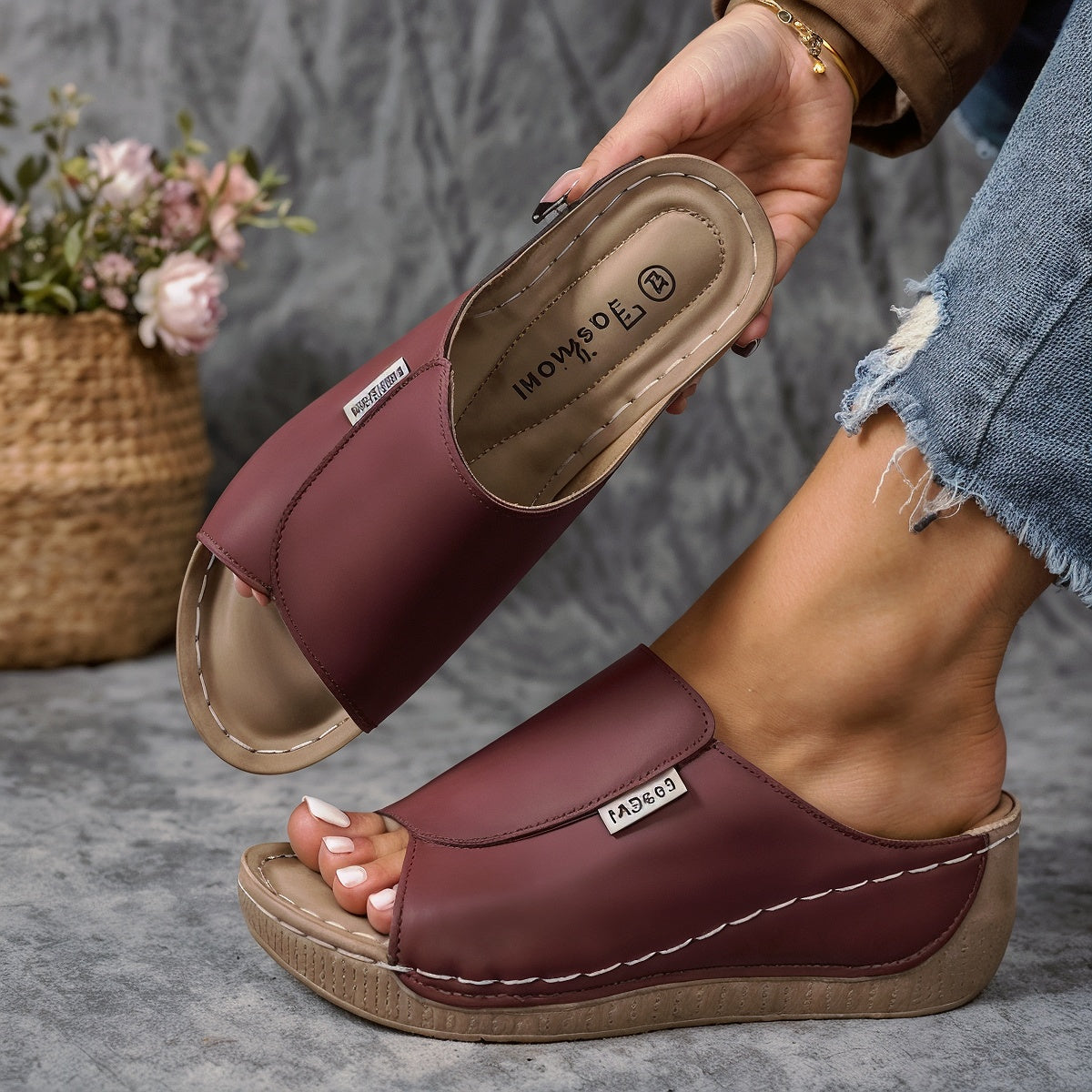 Nadia – Niezwykle Wygodne Ortopedyczne Sandały z Podparciem Łuku Stopy Dla Kobiet