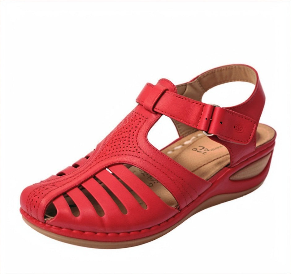 Andrea – Niezwykle Wygodne Ortopedyczne Letnie Sandały z Pełnym Wsparciem Stopy