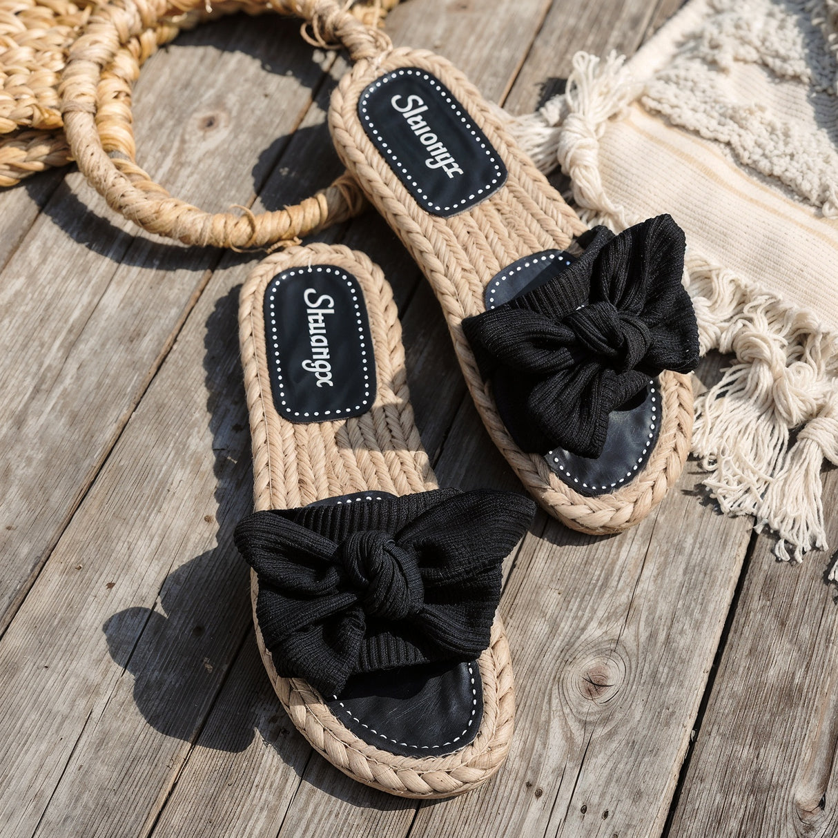 Diana – Ultra Wygodne Ortopedyczne Płaskie Sandały z Kokardą