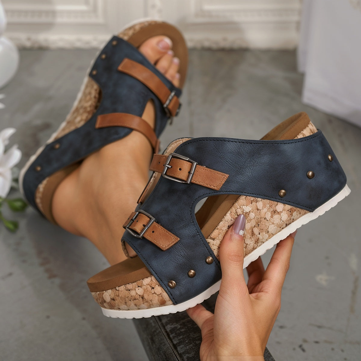 Tina – Niezwykle Wygodne Ortopedyczne Sandały Na Platformie