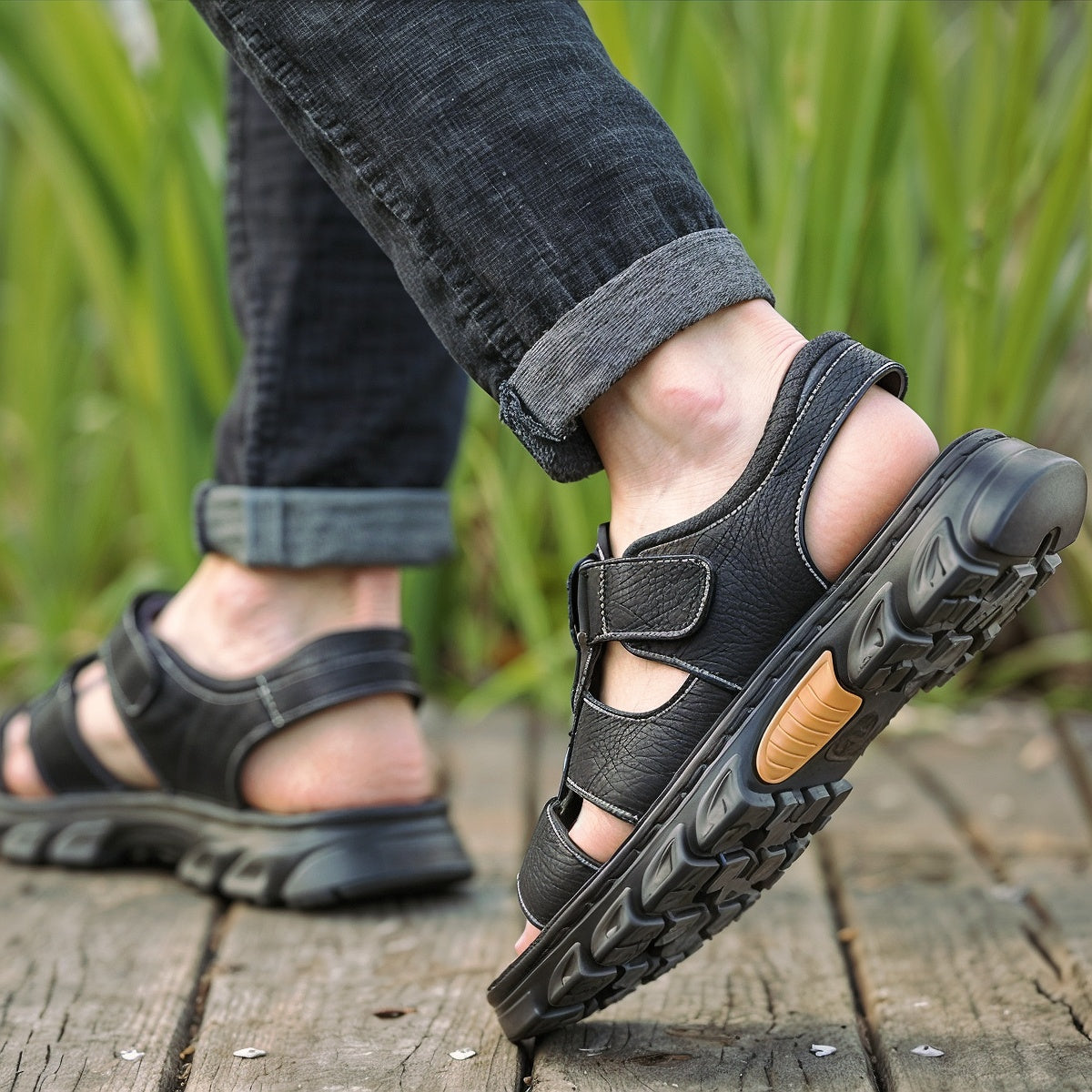 Colleen – Ultra Wygodne Ortopedyczne Skórzane Sandały