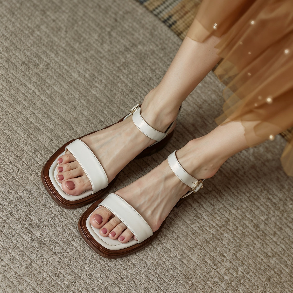 Sophia – Niezwykle Wygodne Ortopedyczne Skórzane Sandały ze Wspierającą Podeszwą