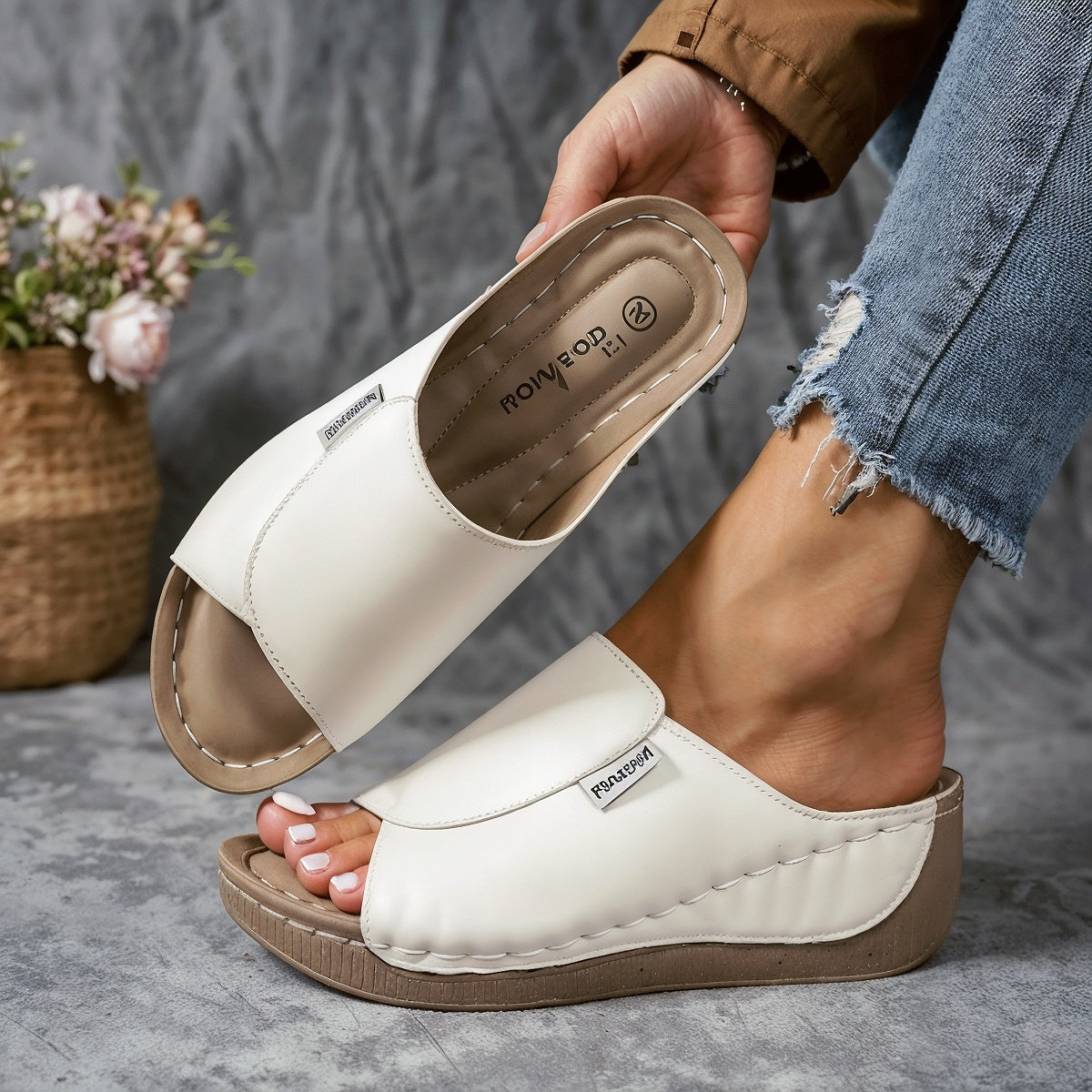 Nadia – Niezwykle Wygodne Ortopedyczne Sandały z Podparciem Łuku Stopy Dla Kobiet