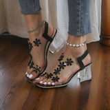 Eloria – Eleganckie Ortopedyczne Sandały z Kryształkami