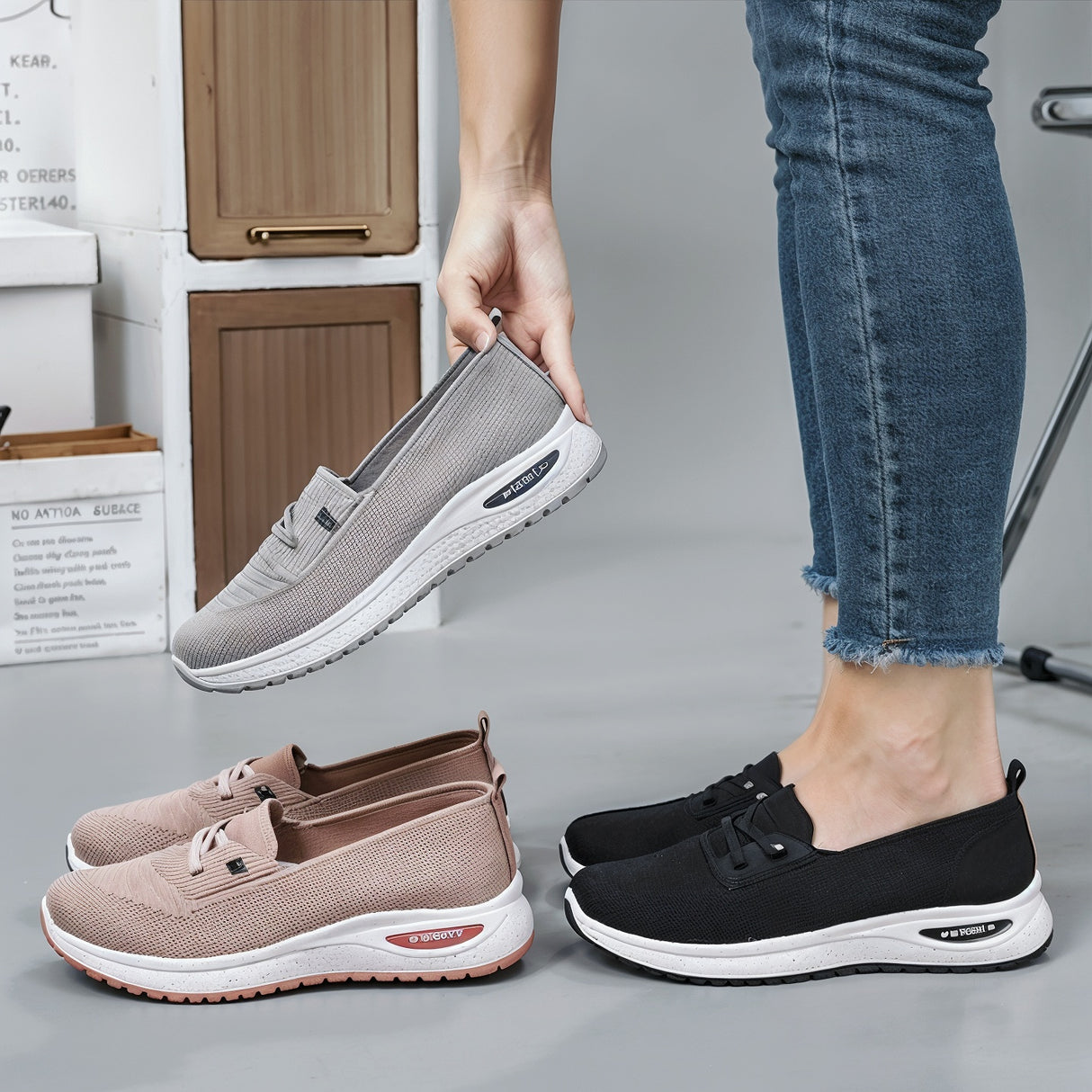 Alina – Superwygodne Ortopedyczne Lekkie Wsuwane Buty