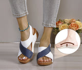 Cara - Ultra Wygodne Sandały Ortopedyczne Na Koturnie