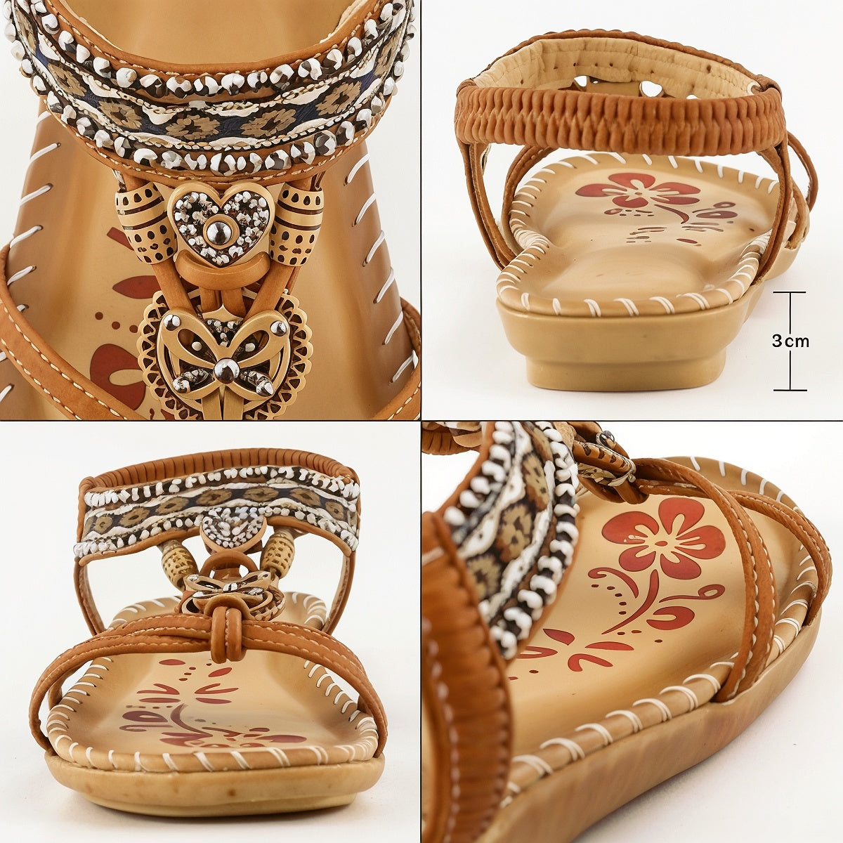 Natalie – Stylowe Ortopedyczne Sandały W Stylu Boho