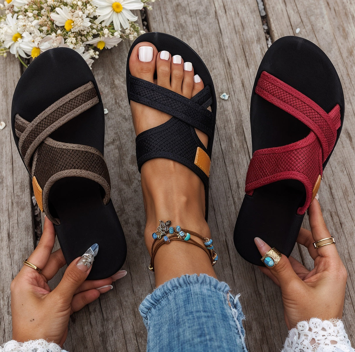 Angelica – Niezwykle Wygodne Sandały Ortopedyczne Z Podparciem