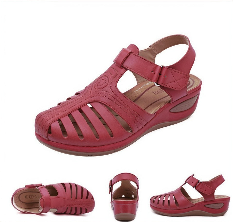 Andrea – Niezwykle Wygodne Ortopedyczne Letnie Sandały z Pełnym Wsparciem Stopy