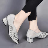 Agatha – Ortopedyczne Błyszczące Czółenka z Siateczką i Kryształkami