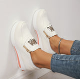 Ella – Superwygodne Ortopedyczne Wsuwane Sneakersy Na Platformie