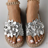 Ayla – Ultrawygodne Ortopedyczne Sandały Z Kwiatową Ozdobą